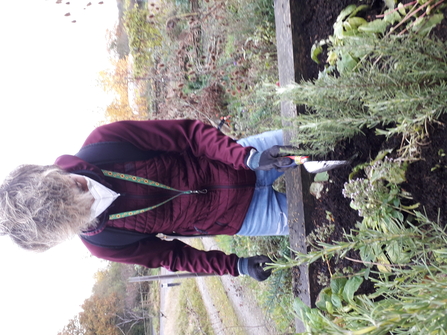 Mencap volunteer, Jordan at work at Gosling Sike