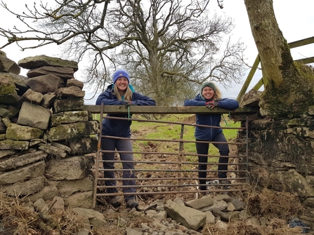 Image of Keziah Taylor (left) and Shannon Horrocks © Cumbria Wildlife Trust