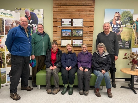 Image of volunteer gardeners with Cumbria in Bloom awards