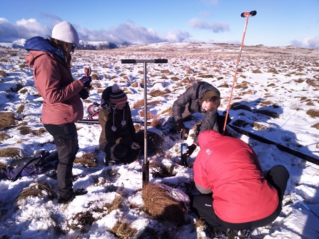 Peaty Volunteer Samantha Kitchen , Peatland Survey 23