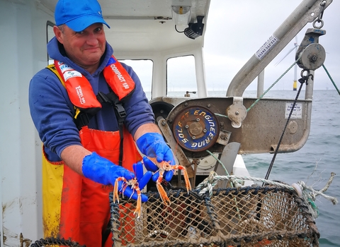 Creel fisherman  credit Cumbria Wildlife Trust