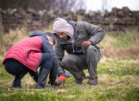 Plug Planting Cumberland Community Day, Penrith, October 2023