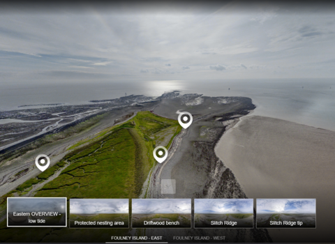 Foulney Island virtual tour static